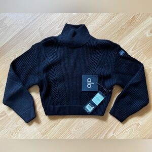 Alo - Winter Magic Cashmere Turtleneck (XS, Black)